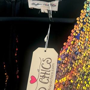 Southern Fried Chicks Sequin Party Dress
